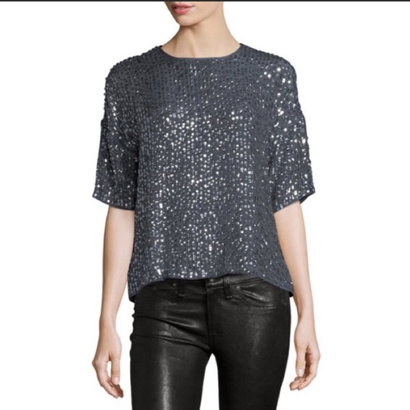 Velvet by Graham & Spencer Lynne Sequin Top - Picture 2 of 6